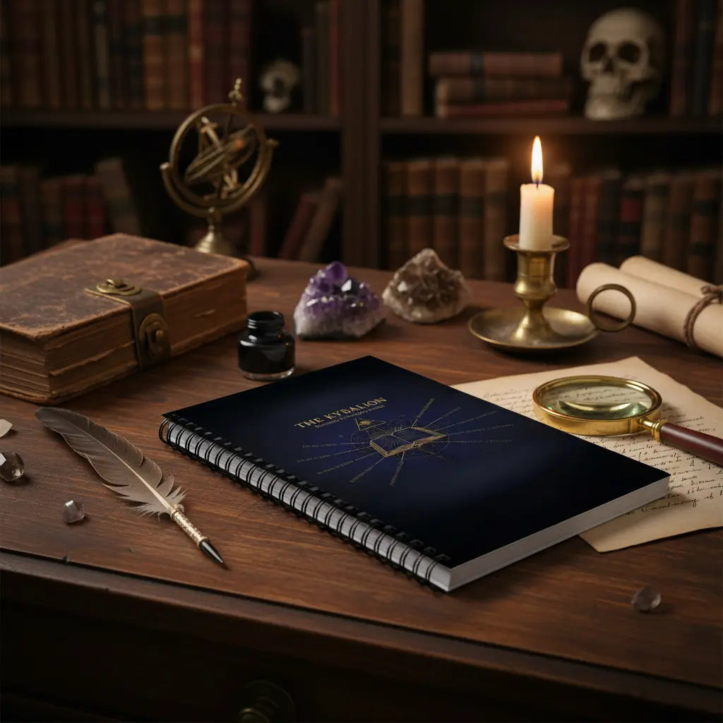 The Kybalion Hermetic Philosophy Journal Notebook Lifestyle Scene