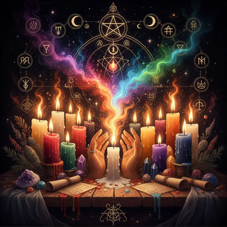 The Magic of Light and Flame Poster
