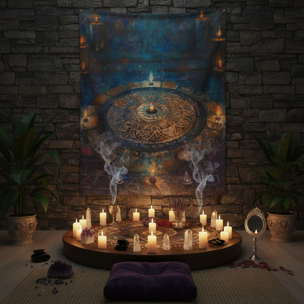 The Ritual of the Circle Tapestry in Sacred Ritual Space