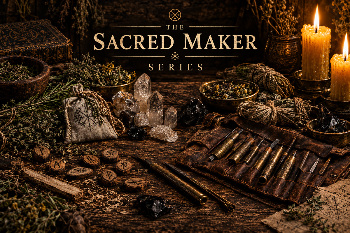The Sacred Maker Series Wide Banner