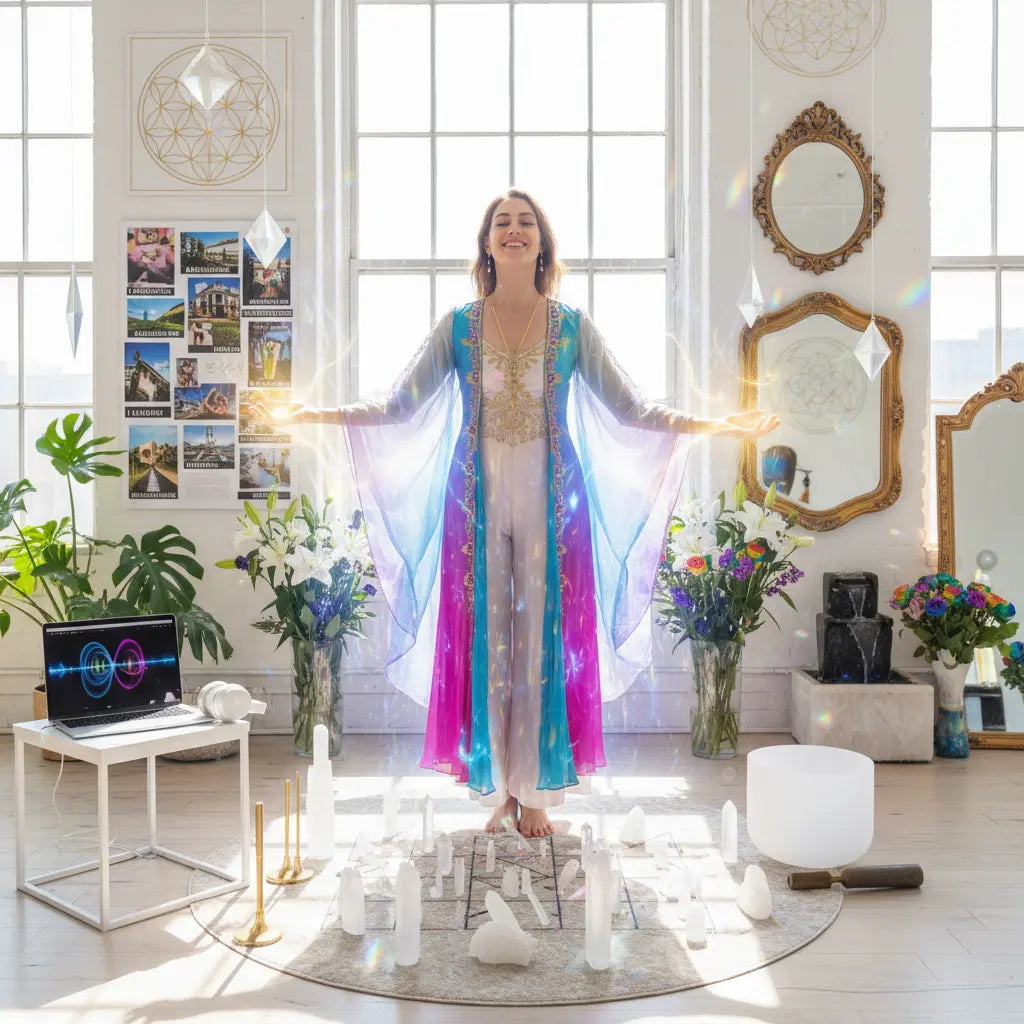 Vibrational Alignment Activation Meditation Scene