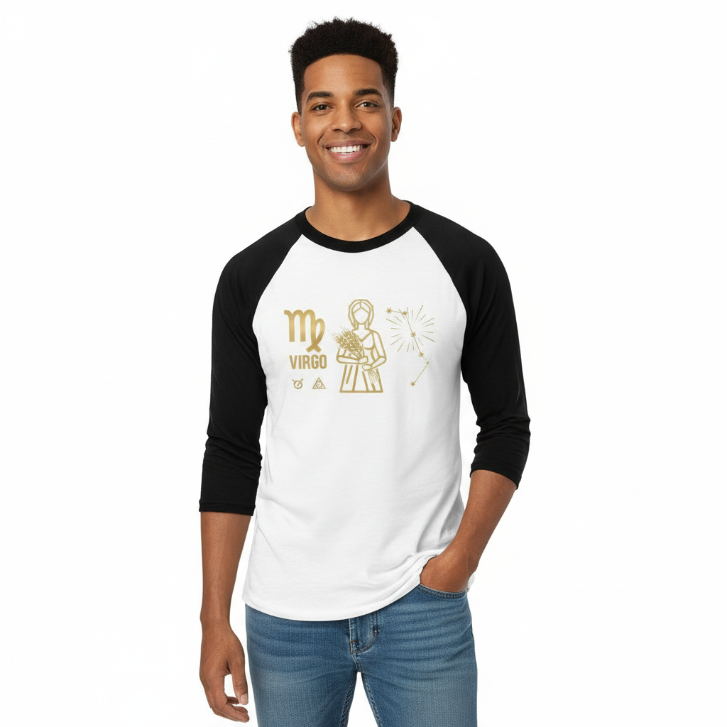 VIRGO Raglan Shirt - Matching Reference Style