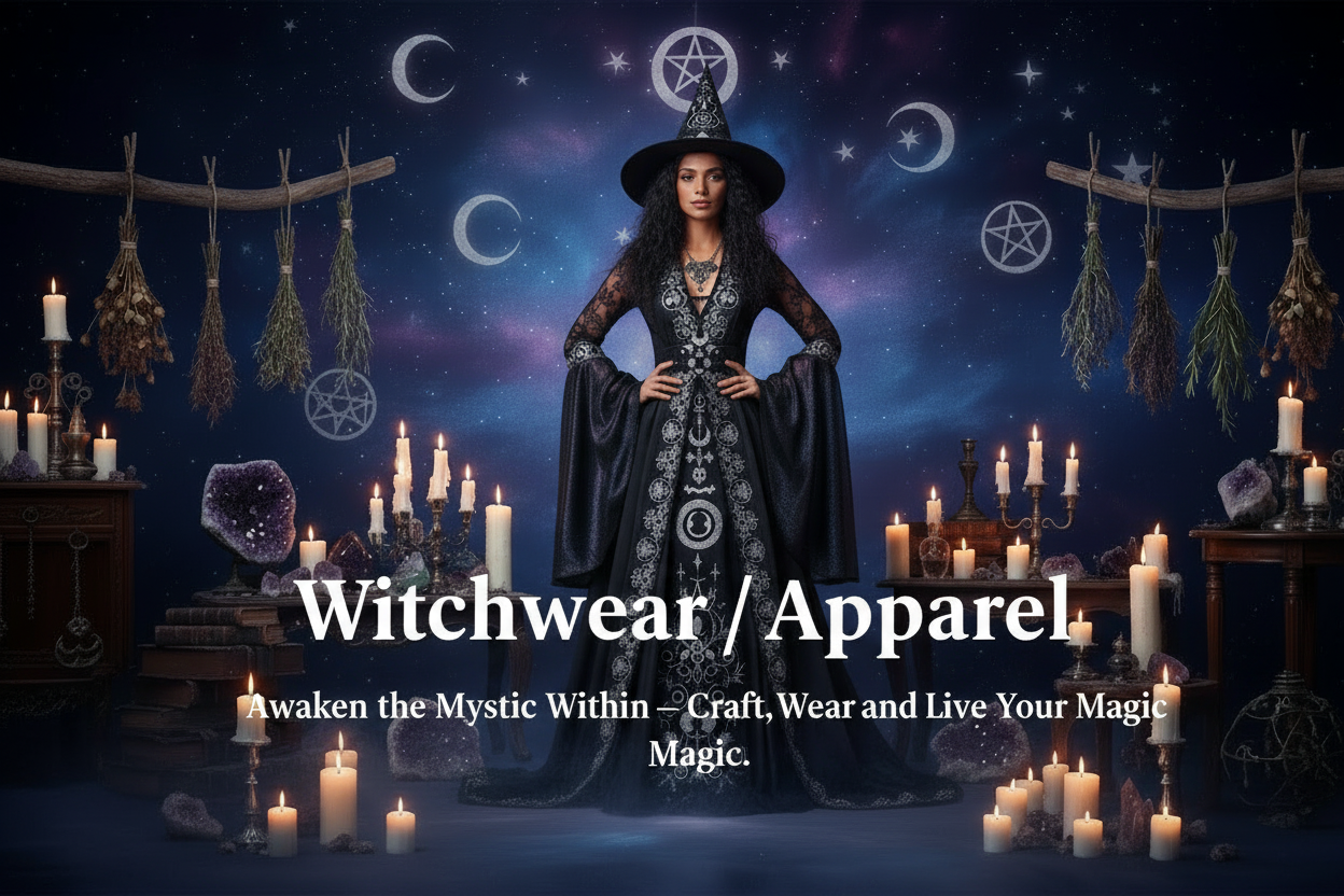 Witchwear Apparel Banner with Text