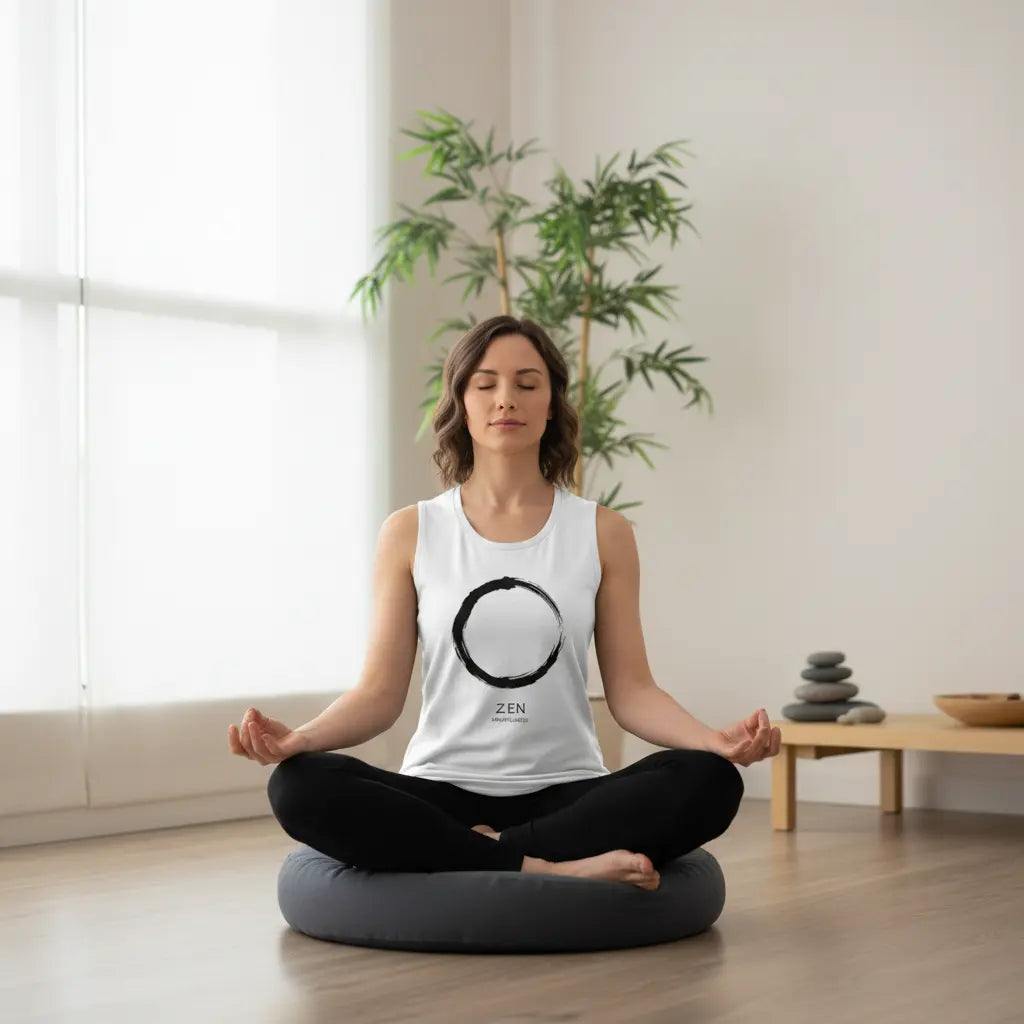 Zen Enso Mindfulness Tank Lifestyle Scene